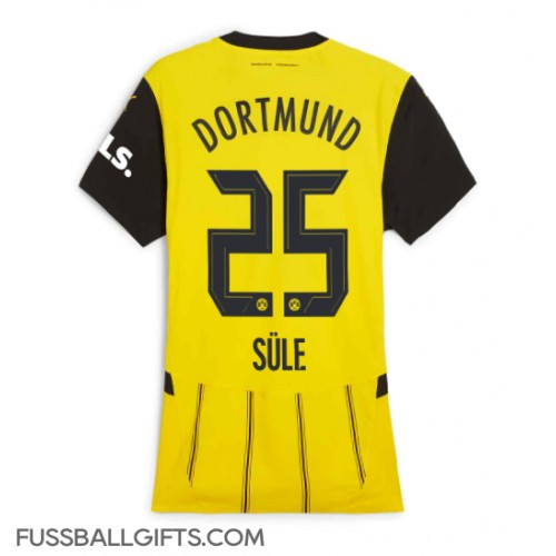 Borussia Dortmund Niklas Sule #25 Fußballbekleidung Heimtrikot Damen 2024-25 Kurzarm